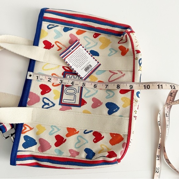 New Brighton Canvas Red White and You Mini Tote Bag - Picture 10 of 10